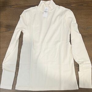 LOFT Ivory Long Sleeve Top